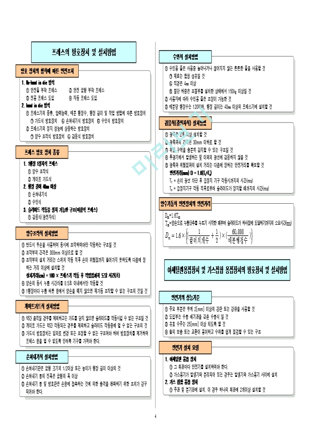 [산업안전기사] 제4과목 기계 및 운반안전   (4 )